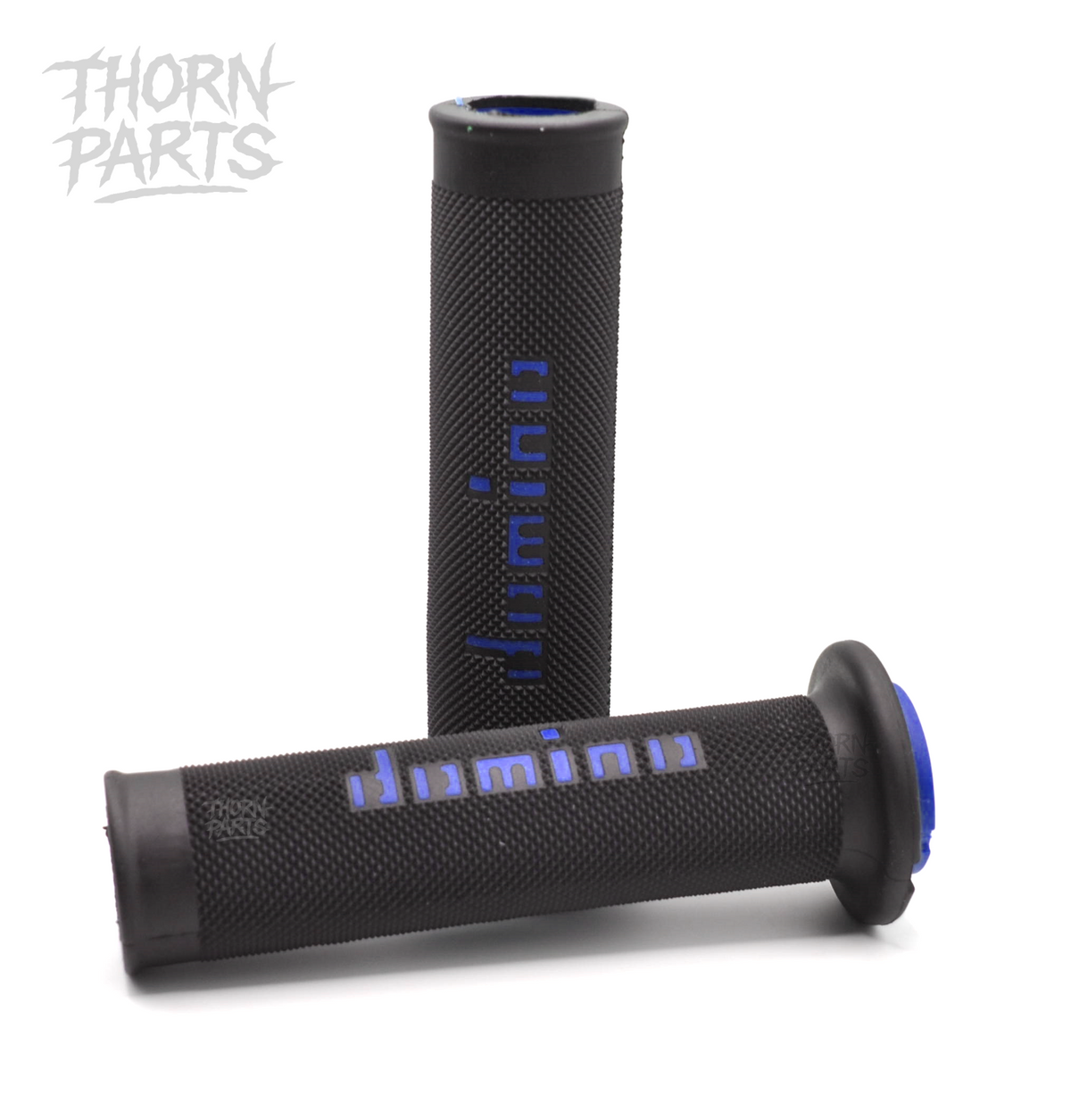 Domino Griffe Lenkergriffe Motorrad Griffgummis Blau 22/24mm UNIVERSAL
