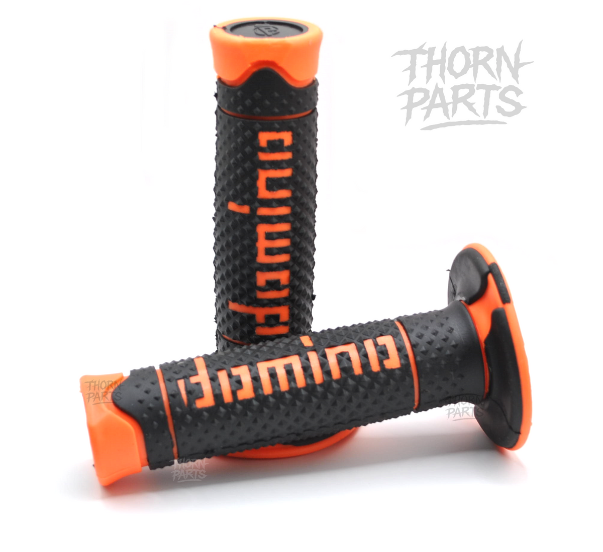 Domino Griffe Lenkergriffe Motorrad Griffgummis Orange22/24mm UNIVERSAL