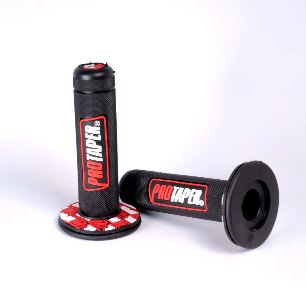 ProTaper Griffe Lenkergriffe Motorrad Griffgummis Rot 22/24mm UNIVERSAL