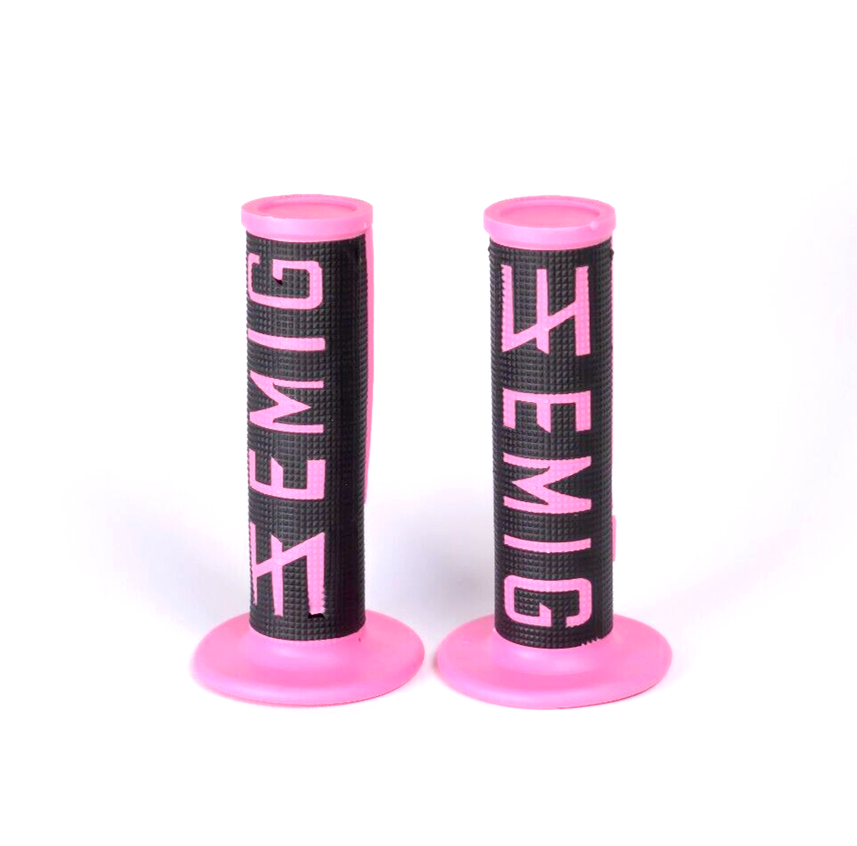 ODI EMIG Griffe Griffgummis Motorrad Lenkergriffe Pink 22/24mm UNIVERSAL