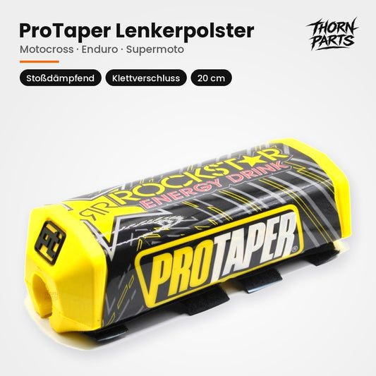 ProTaper Lenkerpolster  Motorrad Motocross Gelb Rockstar Edition UNIVERSAL 20cm
