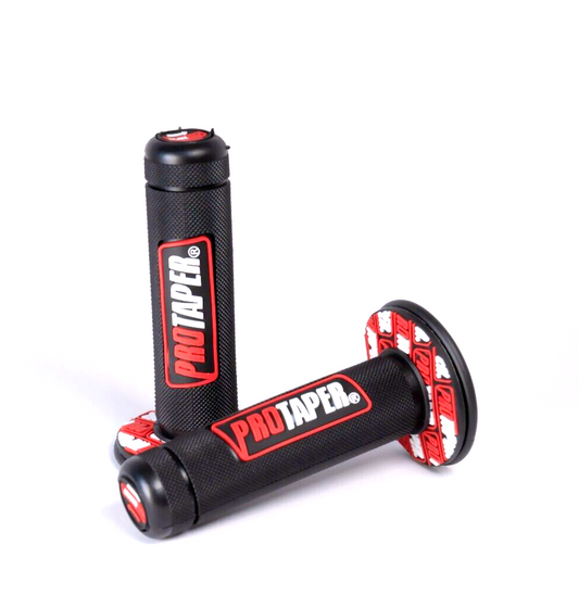 ProTaper Griffe Lenkergriffe Motorrad Griffgummis Rot 22/24mm UNIVERSAL