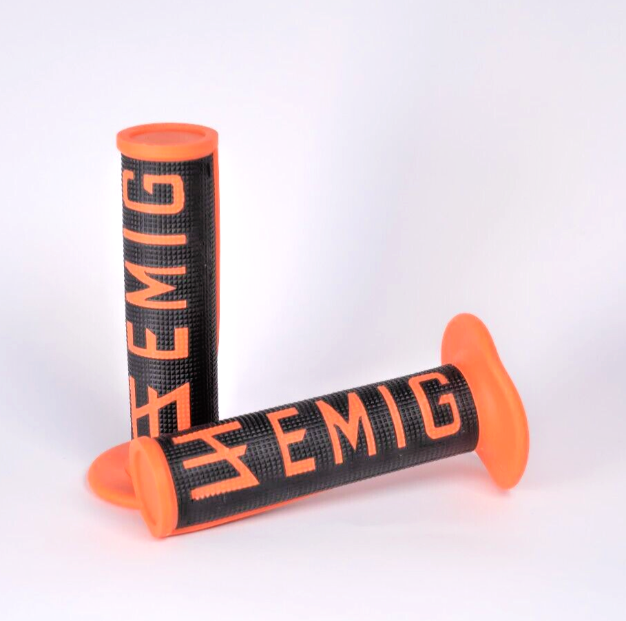 ODI EMIG Griffe Griffgummis Motorrad Lenkergriffe Orange 22/24mm UNIVERSAL