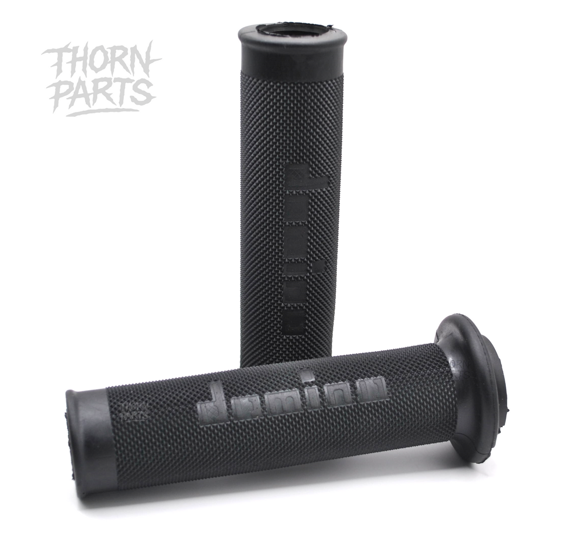 Domino Griffe Lenkergriffe Motorrad Griffgummis Schwarz 22/24mm UNIVERSAL