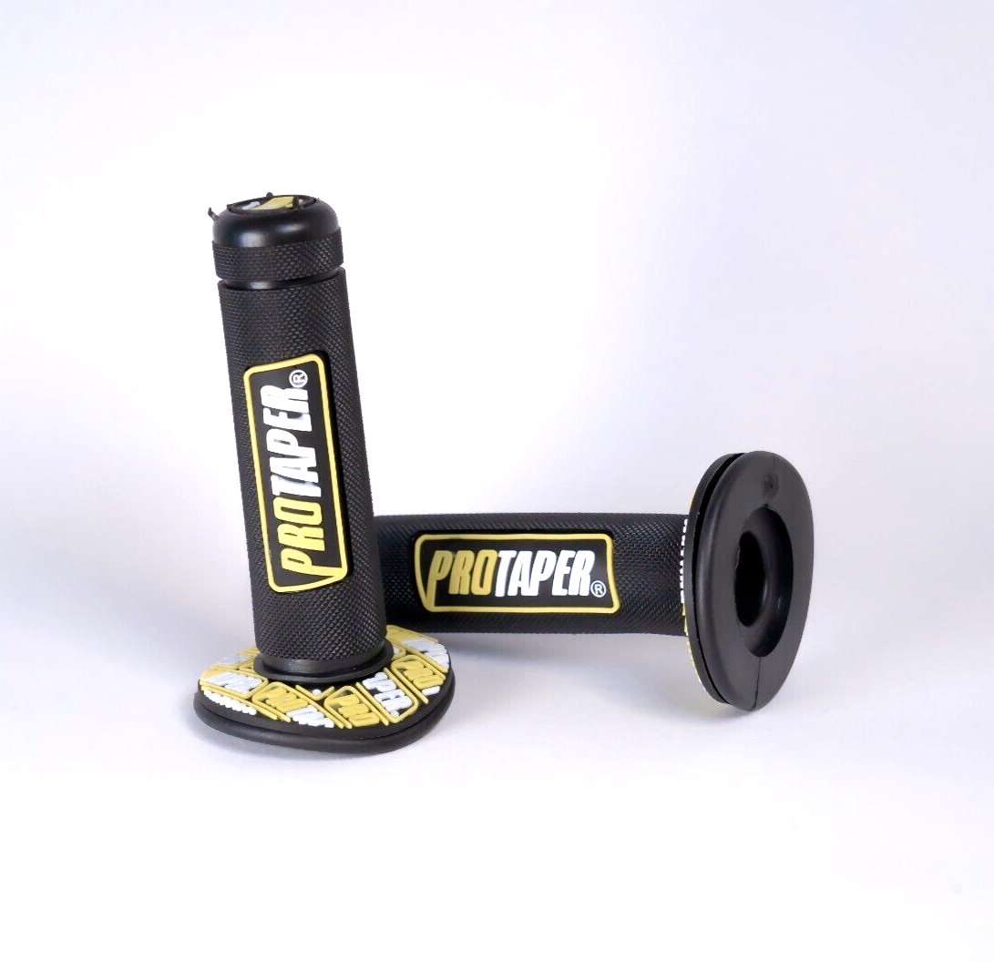 ProTaper Griffe Lenkergriffe Motorrad Griffgummis Gelb 22/24mm UNIVERSAL
